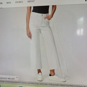 PAIGE Anessa wide leg Jean sz 25